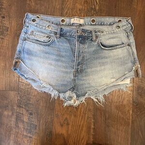 Free People Denim Shorts Size 30